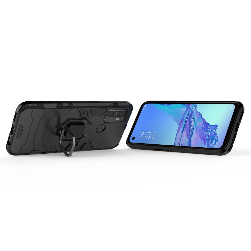 Ốp lưng cho Oppo A53 iron man chống sốc kèm nhẫn xoay chống xem video bảo vệ camera