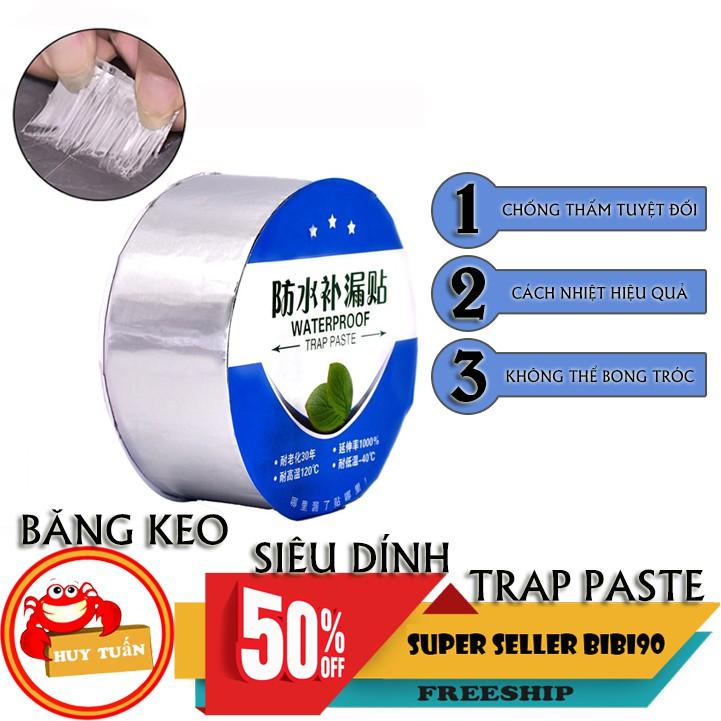 Băng keo chống nước cách nhiệt siêu dính TRAP PASTE vá nối mọi bề mặt