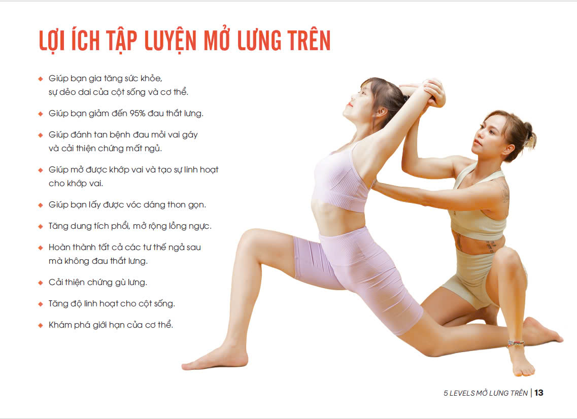 Sách - 5 levels mở lưng trên