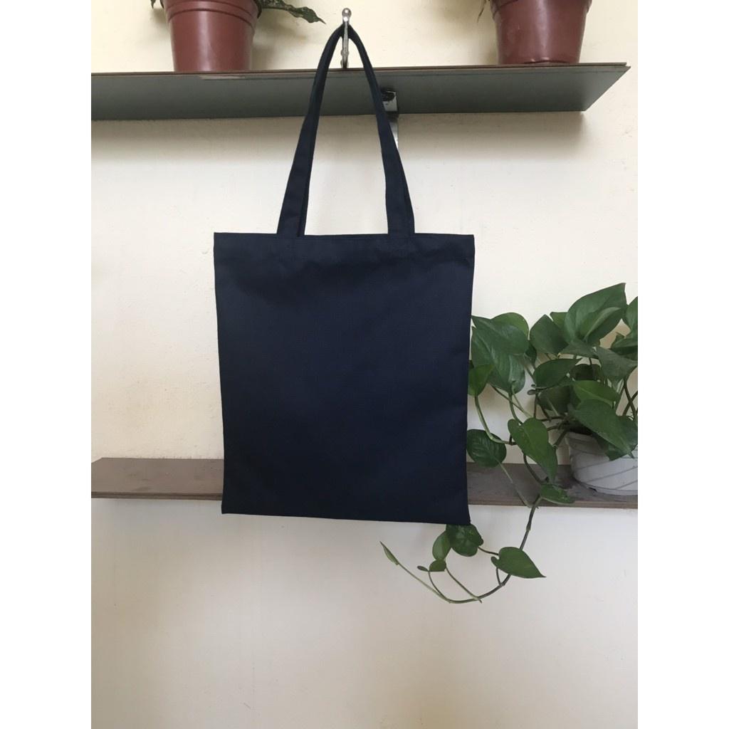 TÚI VẢI CANVAS, TÚI TOTE TRƠN MÀU ĐEN