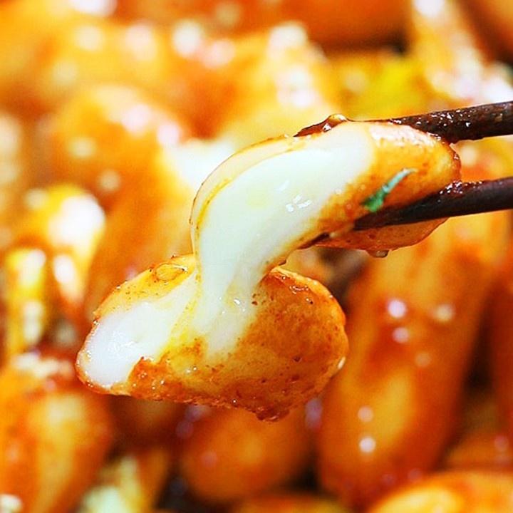 Bánh gạo tokbokki nhân phô mai - Sannadle chính hãng