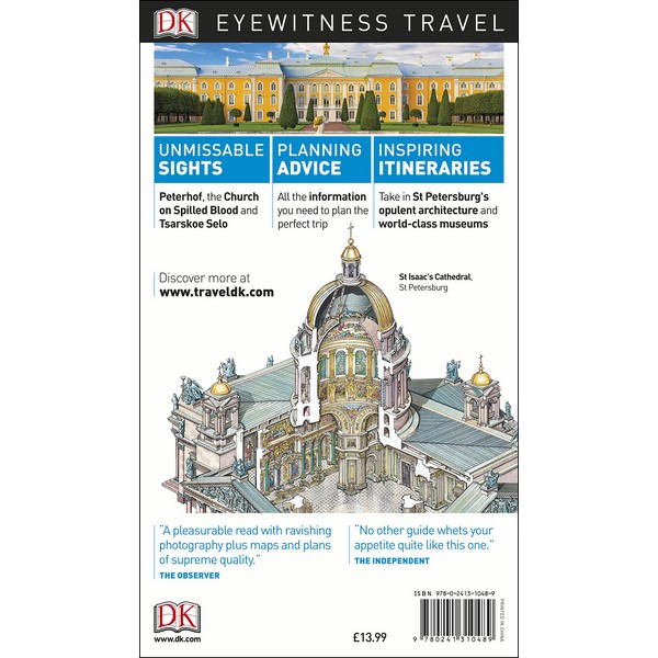 [Hàng thanh lý miễn đổi trả] DK Eyewitness Travel Guide St Petersburg