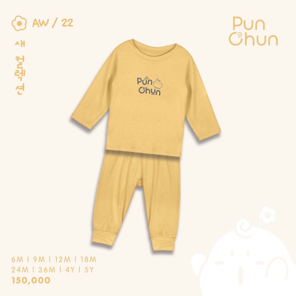 Bộ cotton cho bé từ 1-5 tuổi tương đương 9-22kg