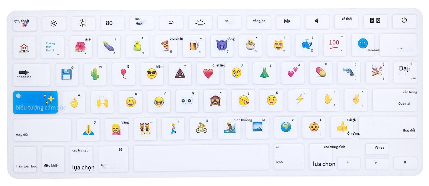 Giá tốt nhất phù hợp với Apple 13.3 inch air 15 inch Apple notebook màng bảo vệ phim hoạt hình phim hoạt hình bảo vệ bàn phím