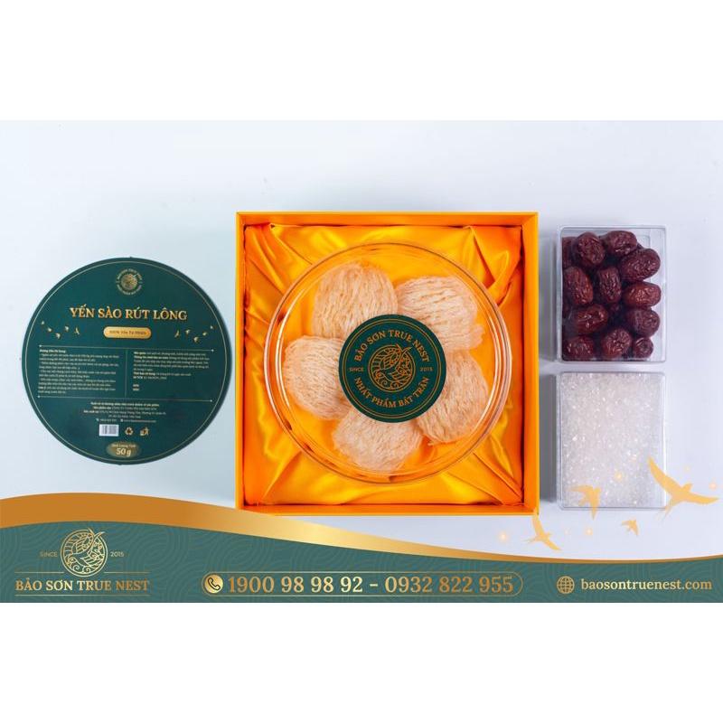 TỔ YẾN RÚT LÔNG - HỘP 50GR - BẢO SƠN TRUE NEST