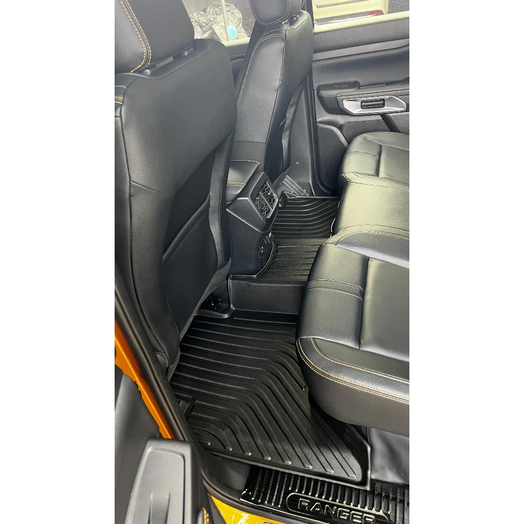 Thảm lót sàn xe ô tô Ford Ranger/ Ford Raptor 2012-2021 Nhãn hiệu Macsim chất liệu nhựa TPE hàng loại 2