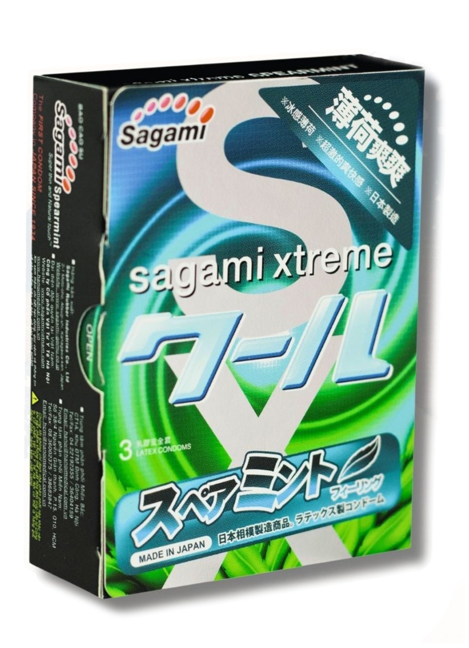 Xịt Kéo Dài Thời Gian Cao Cấp Cho Nam Powergra Triton Kèm BCS Sagami Hương Bạc Hà