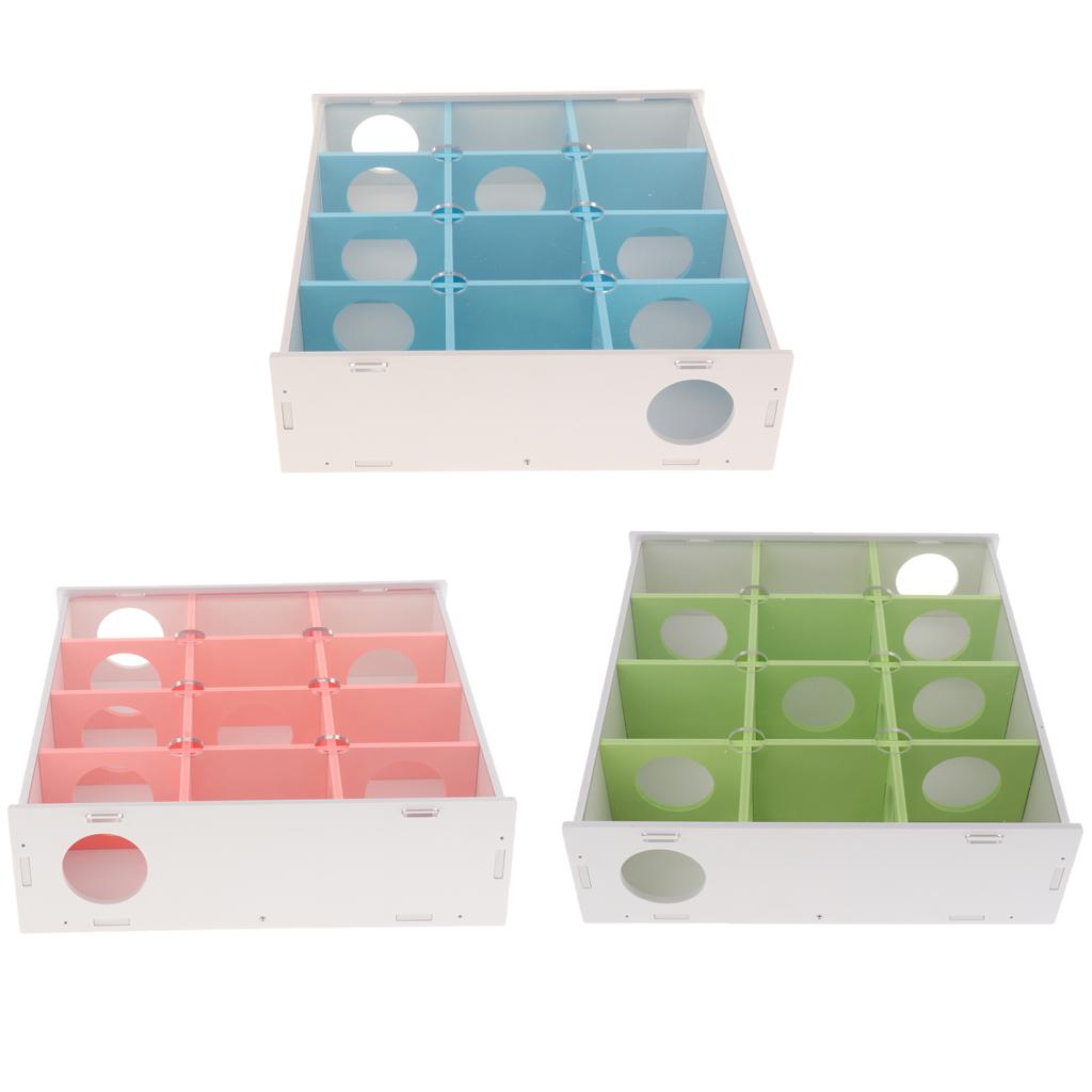 Wood Maze Tunnel for Pet Hamster Gerbil Mouse Small Animals Cage Tubes Toy