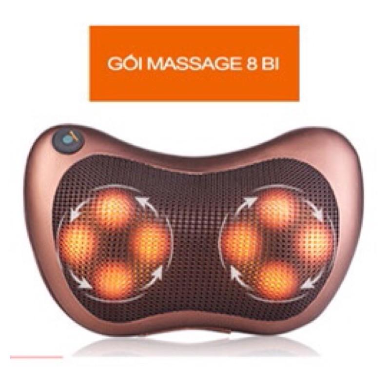 Gối Massage Hồng Ngoại 8 Bi