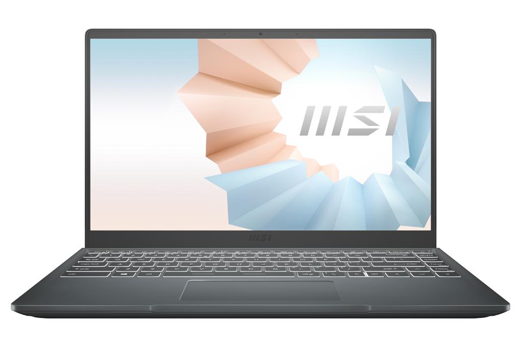 Laptop MSI Modern 14 B5M R5 5500U/8GB/512GB/14&quot;F/Túi/Chuột/Win11/(203VN)/Xám - Hàng chính hãng