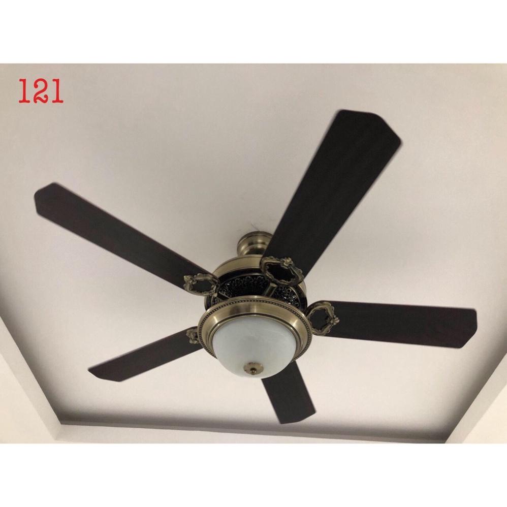 Quạt đèn trần OLDIN trang trí nội thất cổ điển, sang trọng động cơ đồng 90W cực mạnh