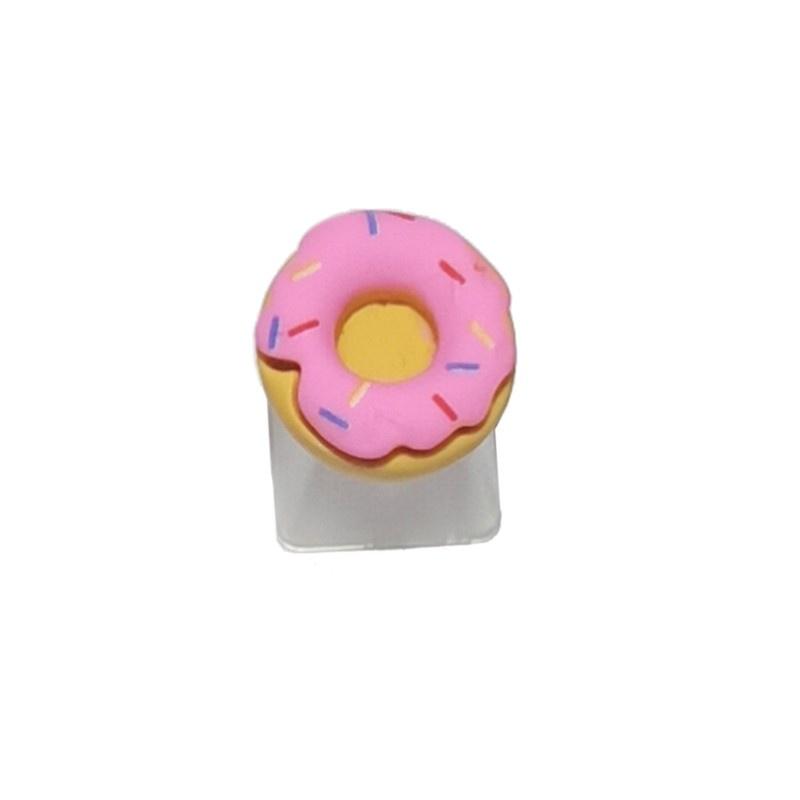 HSV Keycap Games Backlit Creative DIY Keycap Flower Hamburger Donuts for Mechanical Keyboards R4 Height Cherry Mx Axis