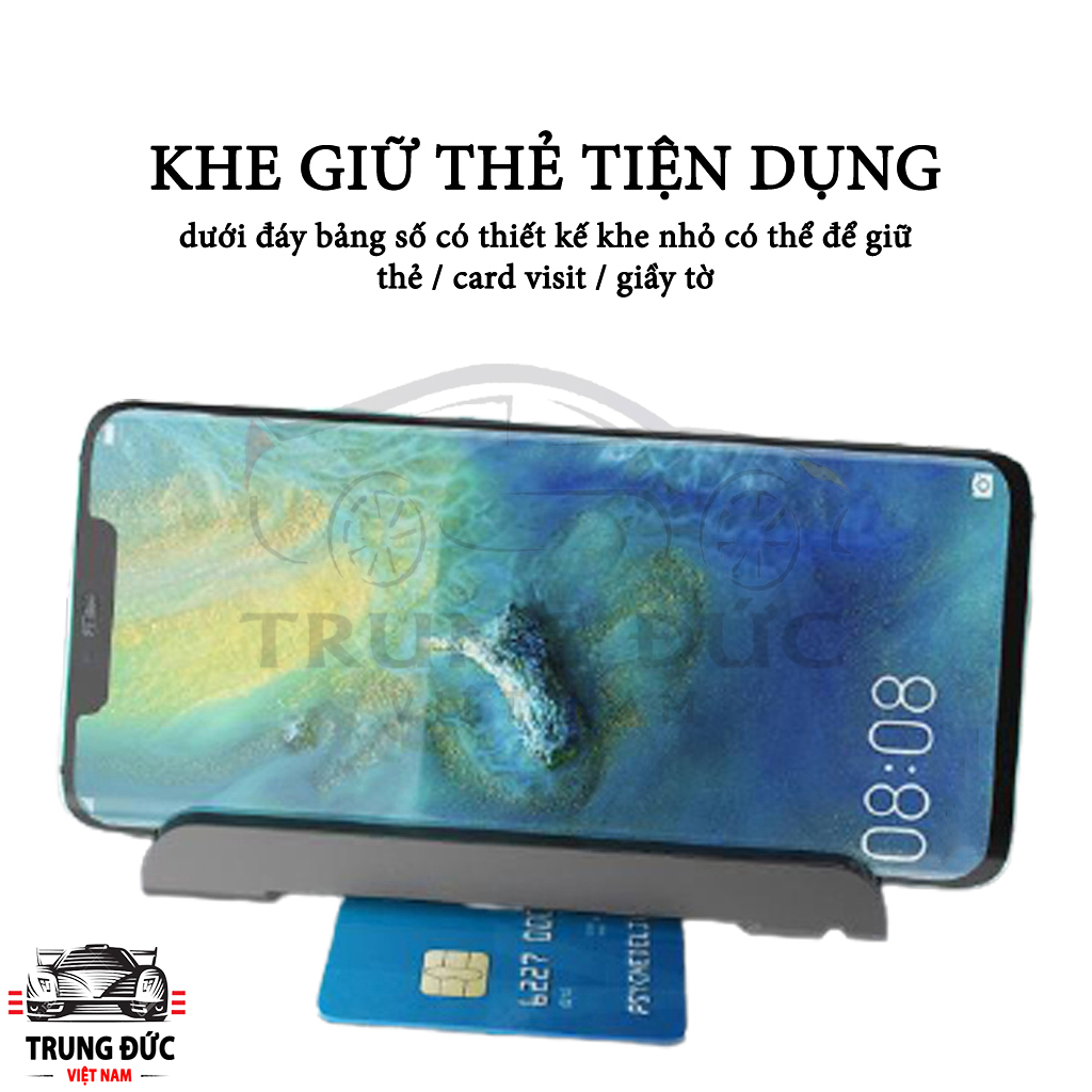 Bảng Số Điện Thoại TRUNGDUCVN BSDT-Z1 Gắn Trên Taplo Xe Ô TÔ Giúp Người Đi Đường Dễ Dàng Liên Hệ Với Bạn Khi Cần Thiết - Hàng Chính Hãng