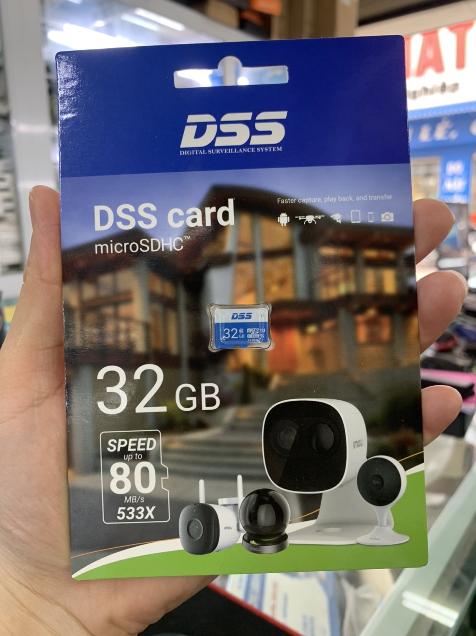 Thẻ Nhớ MicroSD DSS 32Gb Class 10 (Thẻ Chuyên Dụng Cho Camera, Điện Thoại,...) - Hàng chính hãng