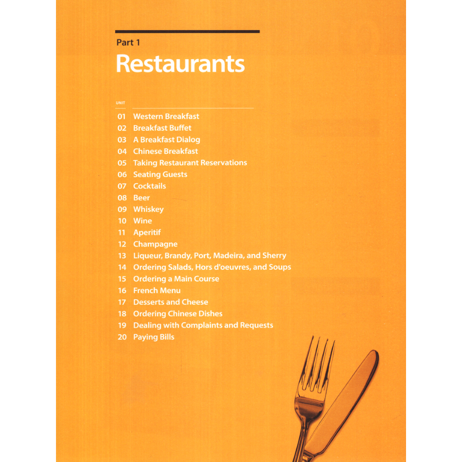 English For Hotels And Restaurants
