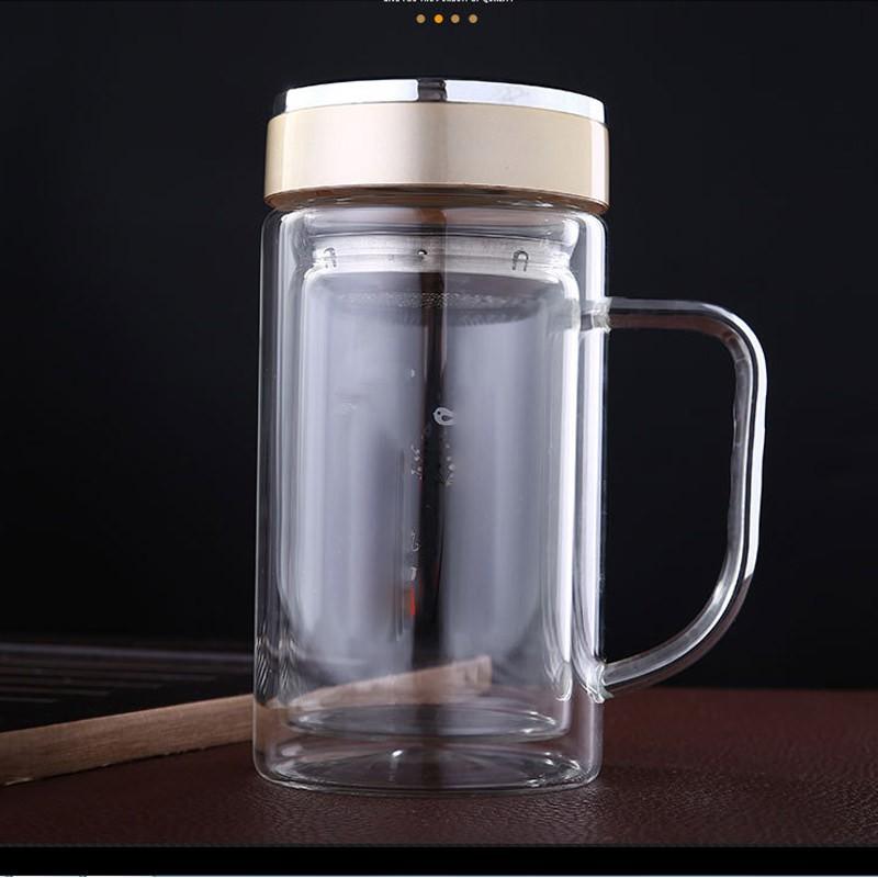 CỐC THỦY TINH 2 LỚP GIỮ NHIỆT 360ML