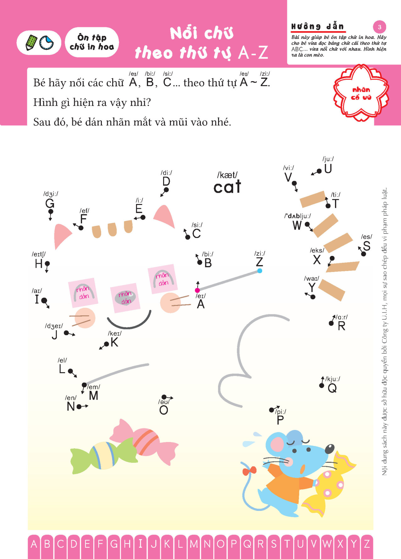 SÁCH TIẾNG ANH CHO TRẺ 4-6 TUỔI _ Chữ cái abc