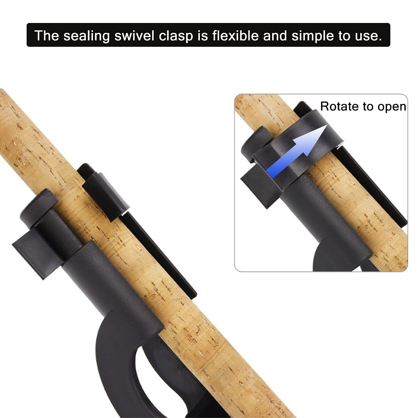 Giá đỡ cần câu bằng thép hợp kim cho thuyền Kayak, xoay 360 độ