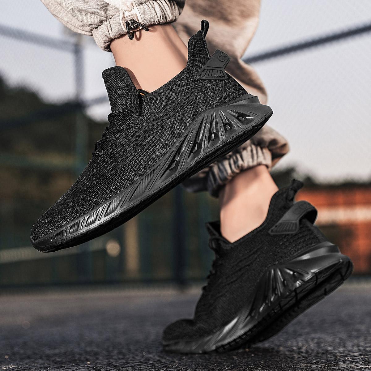 Giày thể thao mùa xuân/mùa hè mới giải trí mới Color: C121-black Shoe Size: 46