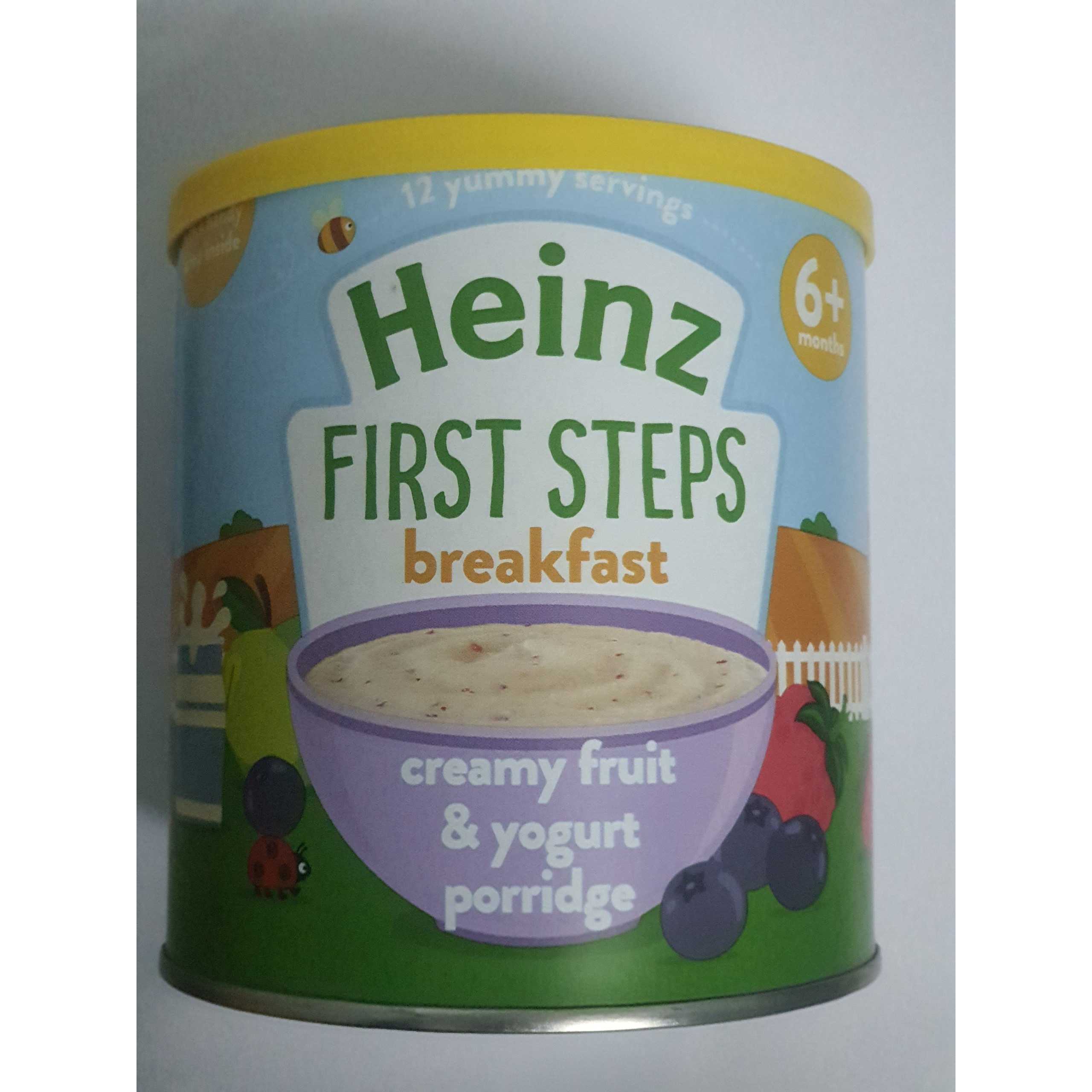 Bột ăn dặm sữa chua trái cây 6m Heinz (240gr)