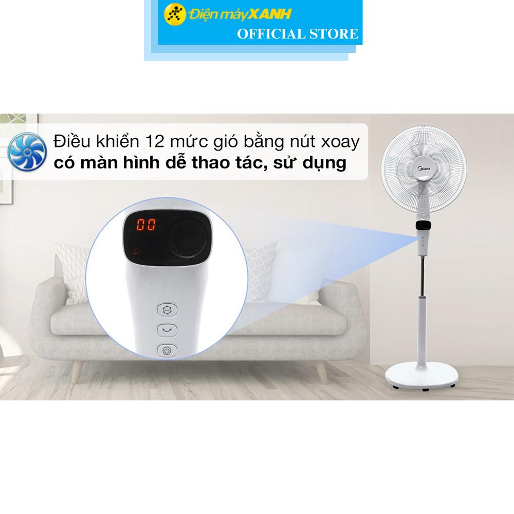 Quạt đứng Midea 5 cánh DC inverter FS40-15DR 55W - Hàng Chính Hãng