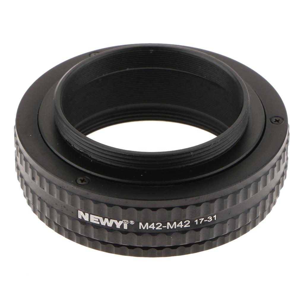 M42 to M42 Mount Adjustable Focusing Helicoid Adapter 17mm 31mm Tubes