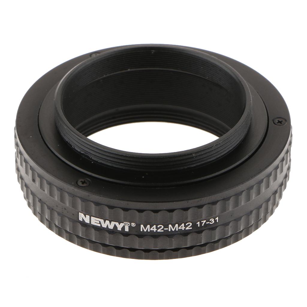 M42 to M42 Mount Adjustable Focusing Helicoid Adapter 17mm 31mm  Tubes