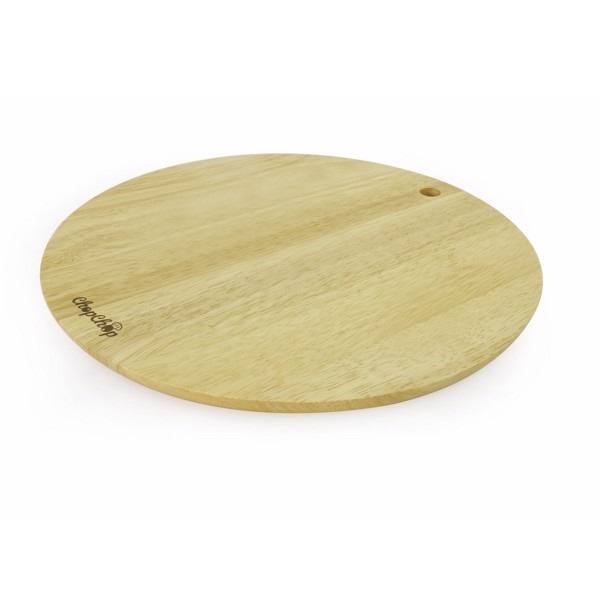 Thớt Gỗ Tròn Chopchop Có Lỗ Treo, Kích Thước 29x29x1.5 cm - Gỗ Cao Su Bền Đẹp Sang Trọng Cho Không Gian Bếp