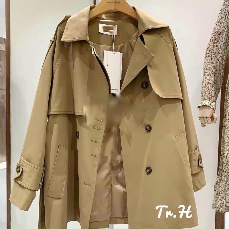 Áo dạ măng tô hàng quảng châu đẹp xịn kèm móc áo - Hinhin