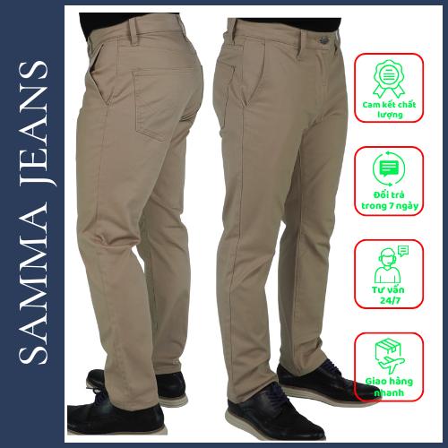 Quần Kaki Dáng Jean Q6, quần âu dáng jean siêu đẹp, phong cách sang trọng chĩnh hãng thương hiệu SAMMA JEANS