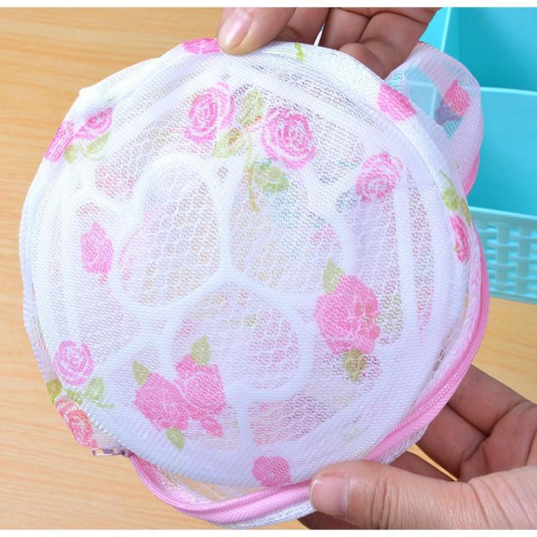 Túi lưới tròn bảo vệ đồ lót khi giặt máy kích thước 16*17cm