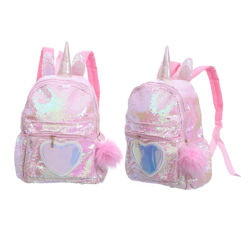 1 Ba Lô Chói Mắt Kỳ Lân Tóc Tiên Đầm Sinh Đựng Dễ Thương Tất Học Ba Lô Daypack cho Bé Du Lịch Trẻ Em