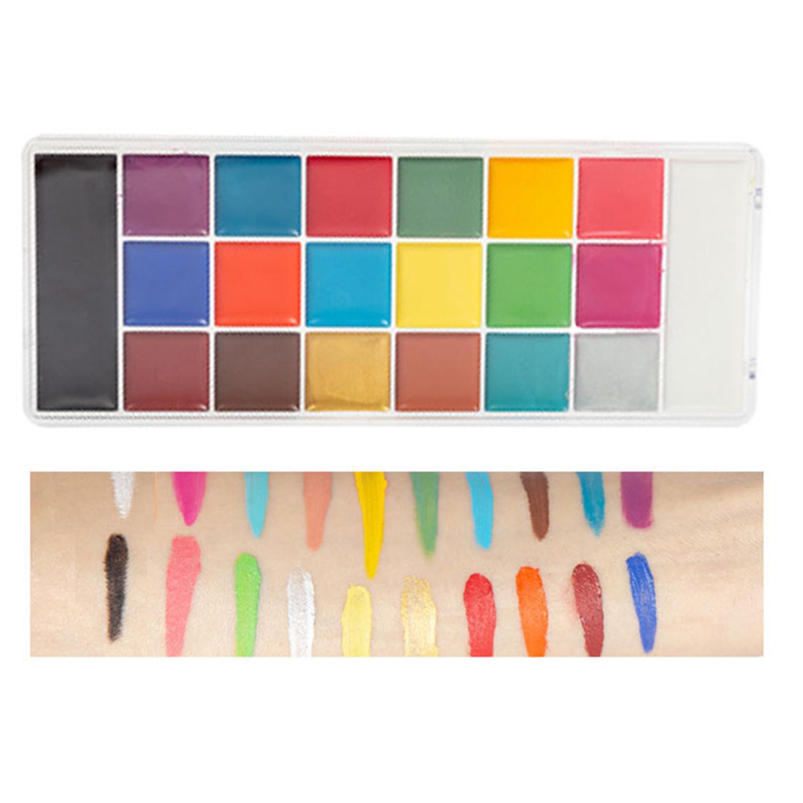 Face Body Paint Painting Palette Face Painting for Halloween Party Christmas