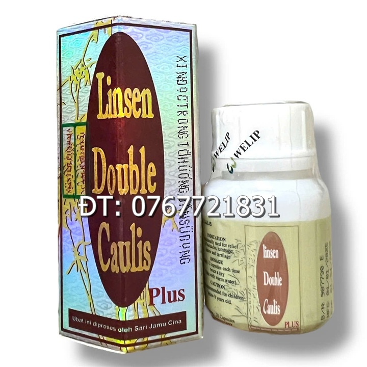 Viên uống đau nhức xương khớp Linh tiên song đằng tố - Linsen Double Caulis Plus xuất xứ Malaysia - Hộp 20 Viên - Mã số 1505