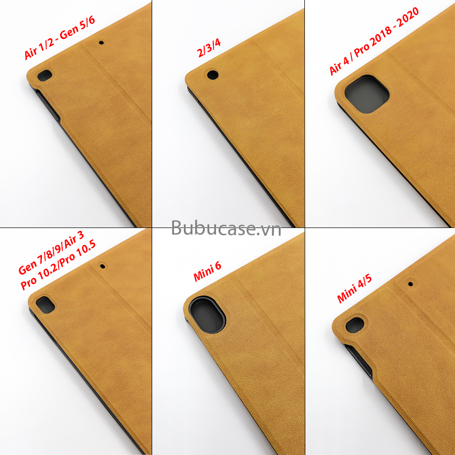 Bao Da Dành Cho Ipad 2-3-4 / Air 1- 2 - 3 -4 / Mini 1- 2- 3 - 4 / New 2017-2018 / Air 3 / 10.5 / 10.9 Họa Tiết Deer - Da Lộn