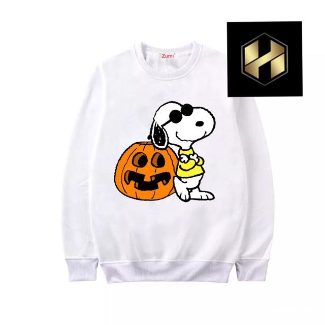 Áo sweater nam nữ halloween có bigsize nỉ bông dày mịn