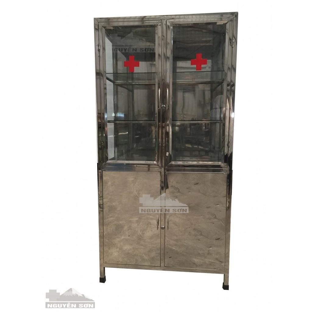 Tủ thuốc Inox có ngăn AB