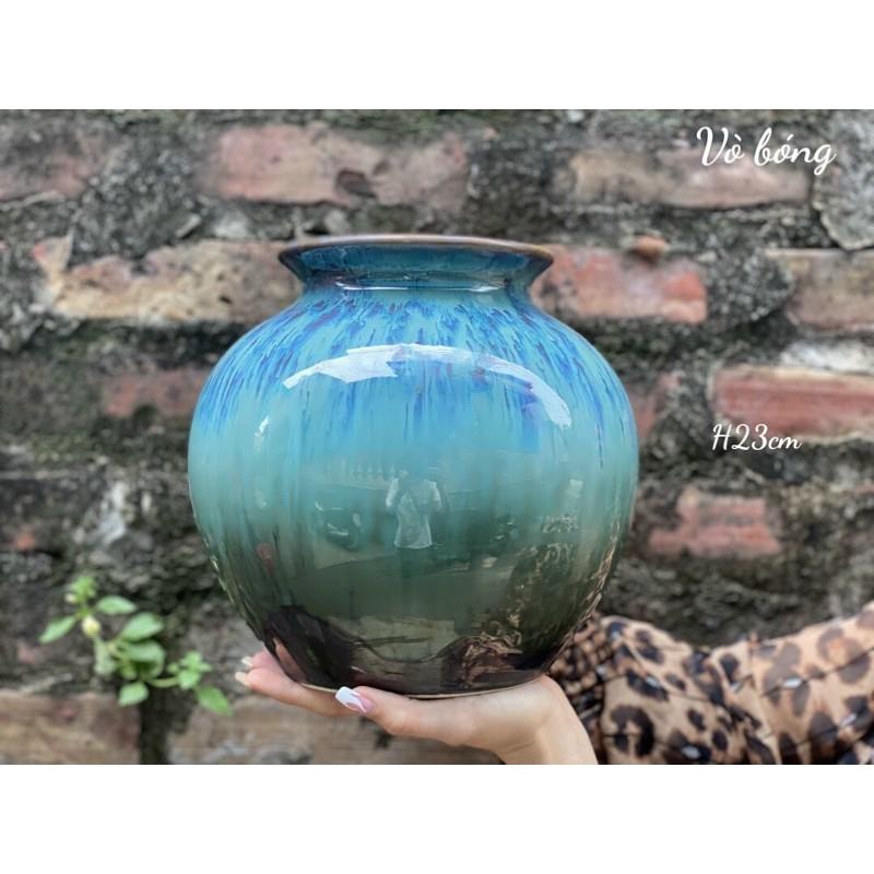 Lọ hoa Vò Bóng sẵn hàng cao 23cm