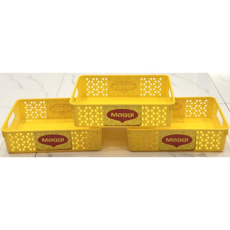 RỔ NHỰA VUÔNG MAGGI 20X30CM-ĐỰNG ĐỒ GIA VỊ NHỎ GỌN