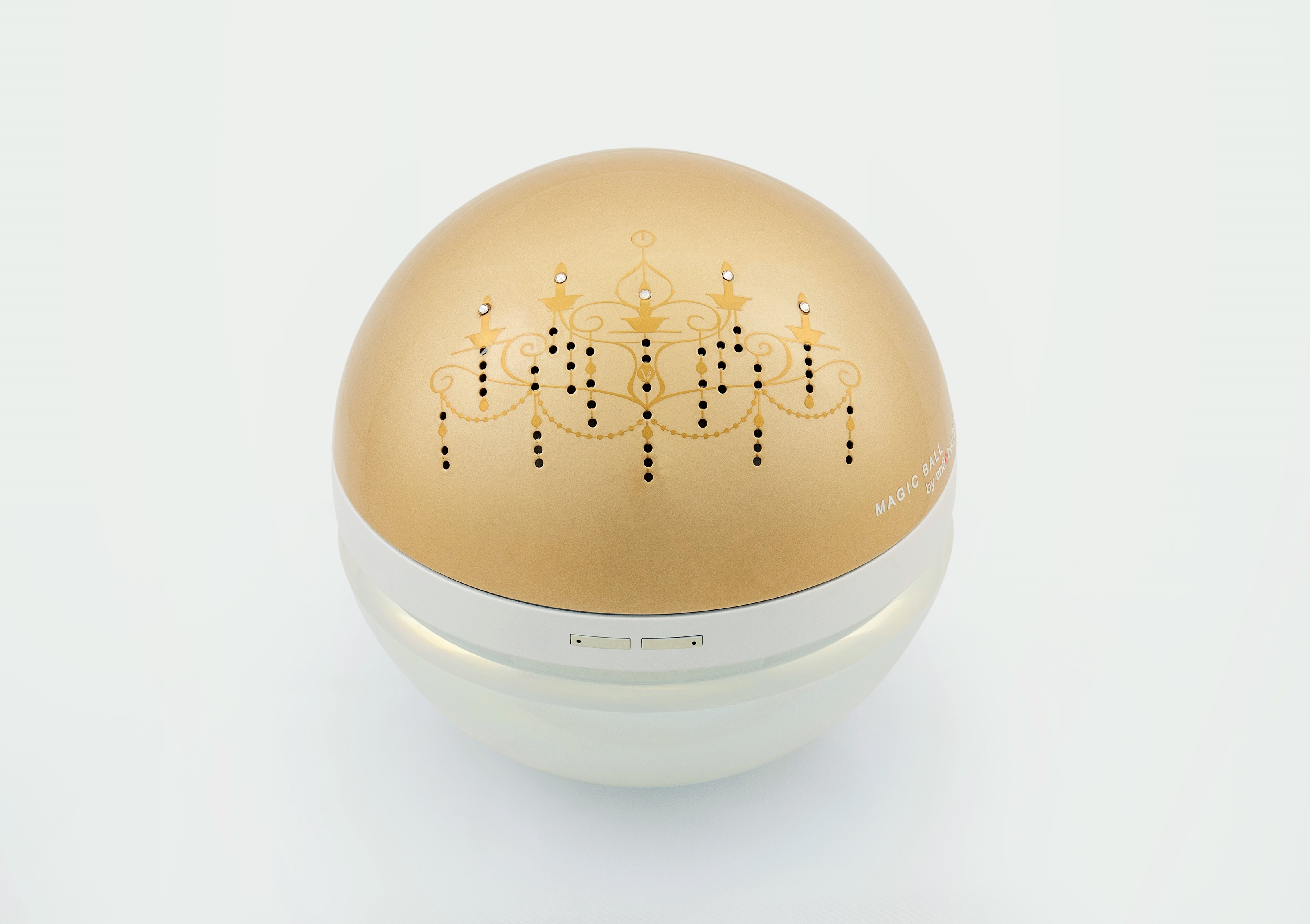 Máy Lọc Không Khí, Khử Mùi, Kháng Khuẩn Magic Ball Chandelier Gold - Antibac2K - Hàng Chính Hãng