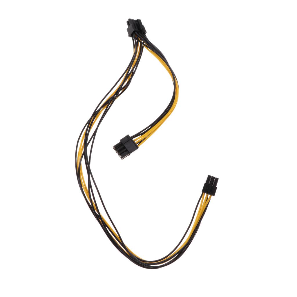 PCI-E 8-Pin Female To Dual 8-Pin Male Video Card Power Cable