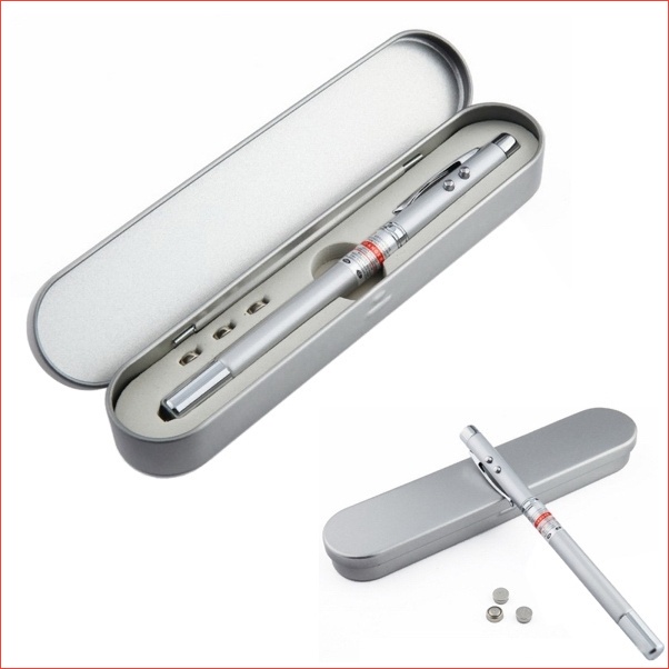 Bút laser trình chiếu Slide giảng dạy 5in1 thuyết trình chiếu laser, có đèn màu đỏ và anten, dùng trợ giảng thuyết trình, chỉ bản đồ, slide PP Đa Năng Tiện Dụng Không Dây Kèm Pin - Hàng Nhập Khẩu