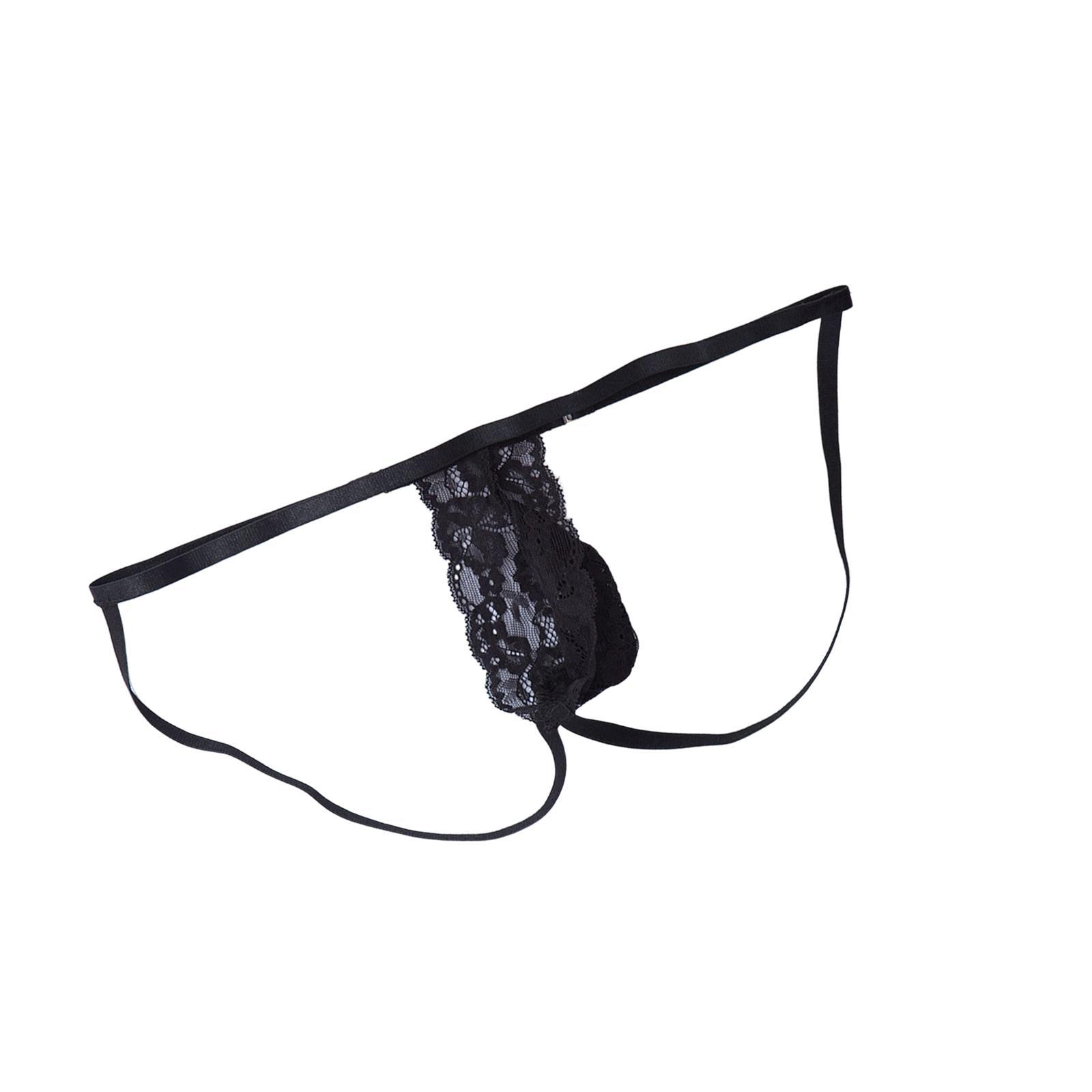 Men T Back Elastic Low Waist Lingerie Panties Jockstrap Underpants