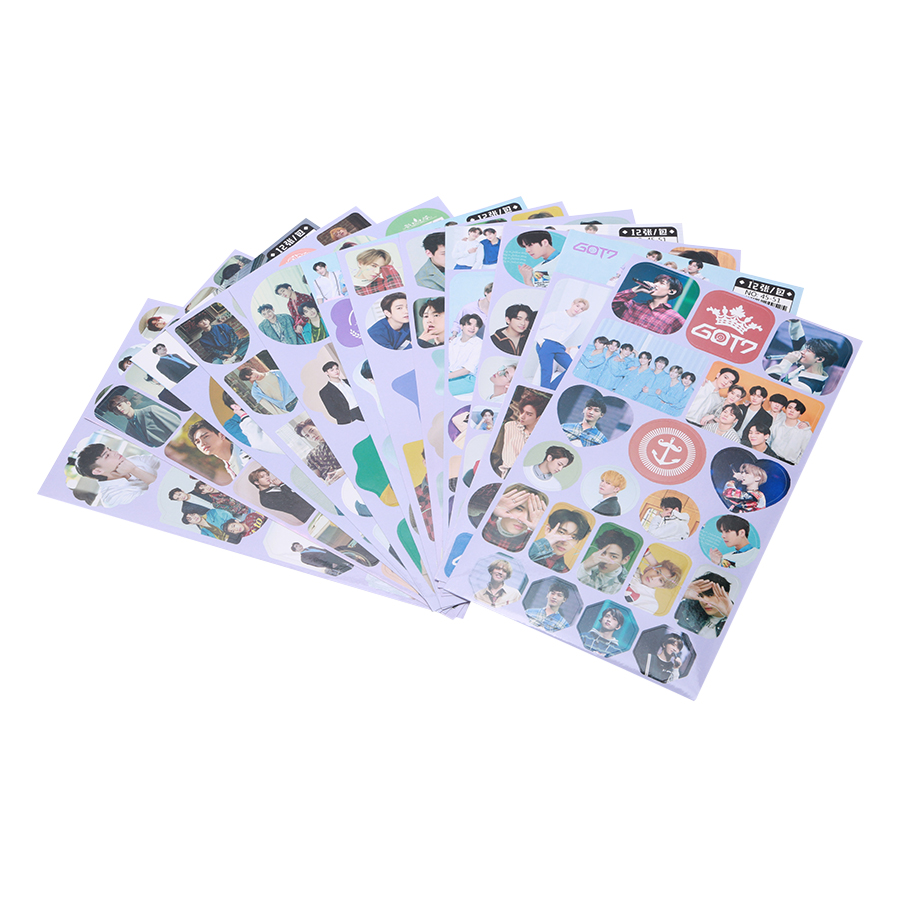 Bộ Ảnh Dán Ban Nhạc BTS 45-51