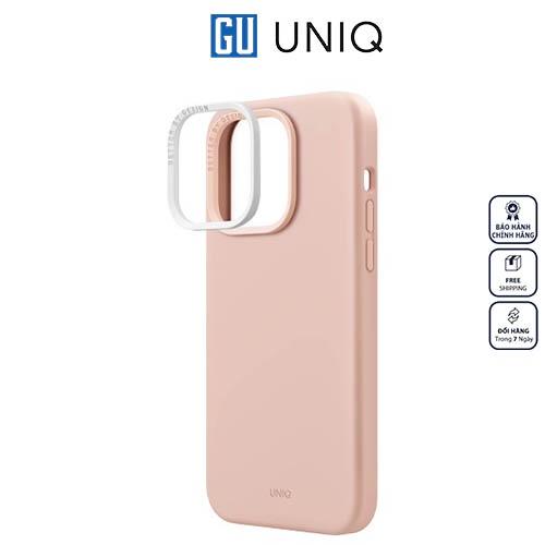 Ốp UNIQ Hybrid Magclick Charging Lino Hue For iPhone 14 series, tích hợp MagClick Advantage cung cấp sạc từ tính Hàng Chính Hãng