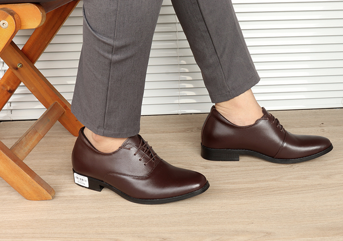 GIÀY TĂNG CHIỀU CAO GIÀY CAO DÀNH CHO NAM GIỚI S1008 DÂY CỘT - CAO 6CM GIÀY ĐỘN NAM CAO VƯỢT TRỘI