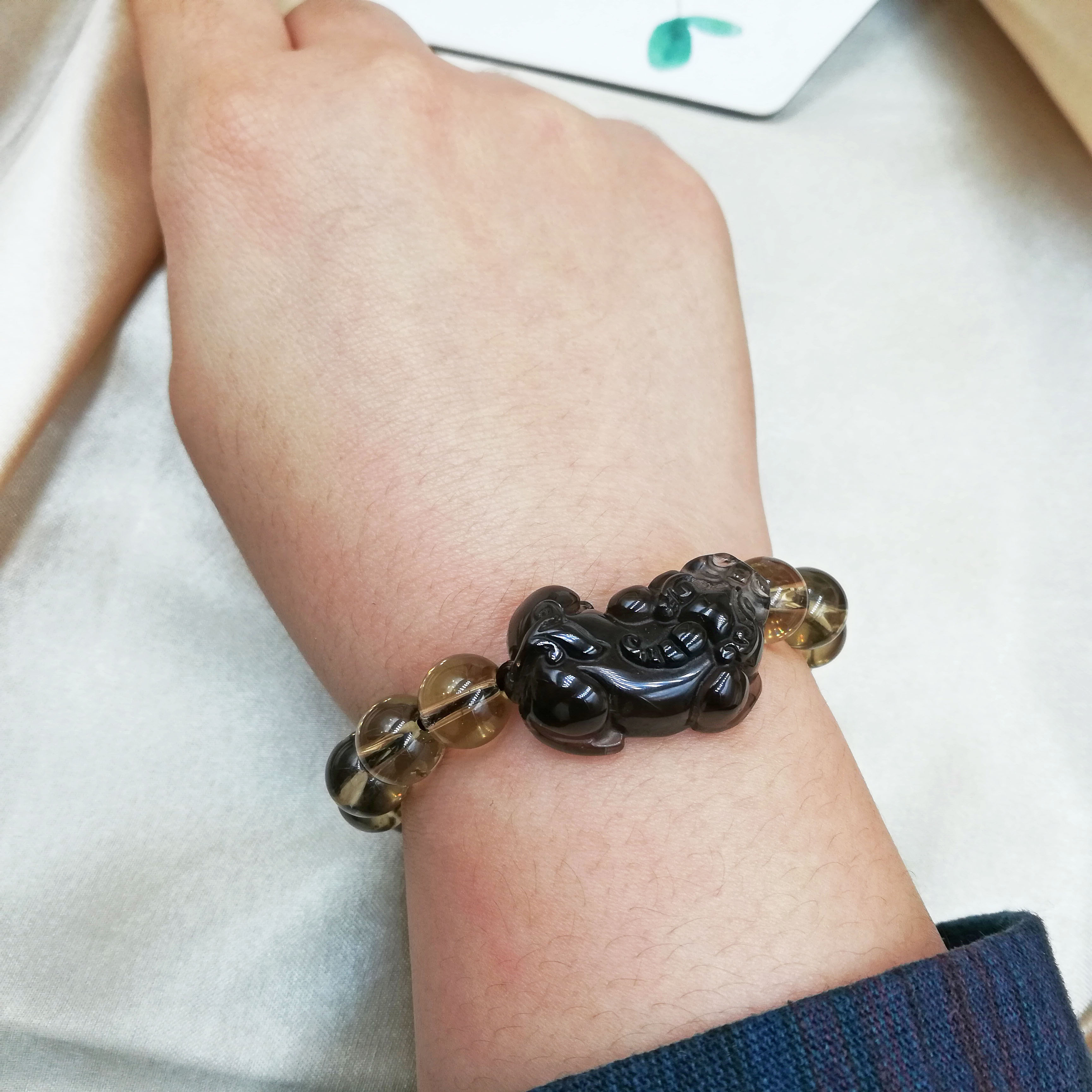 VÒNG TAY TỲ HƯU THACHANH KHÓI 10MM