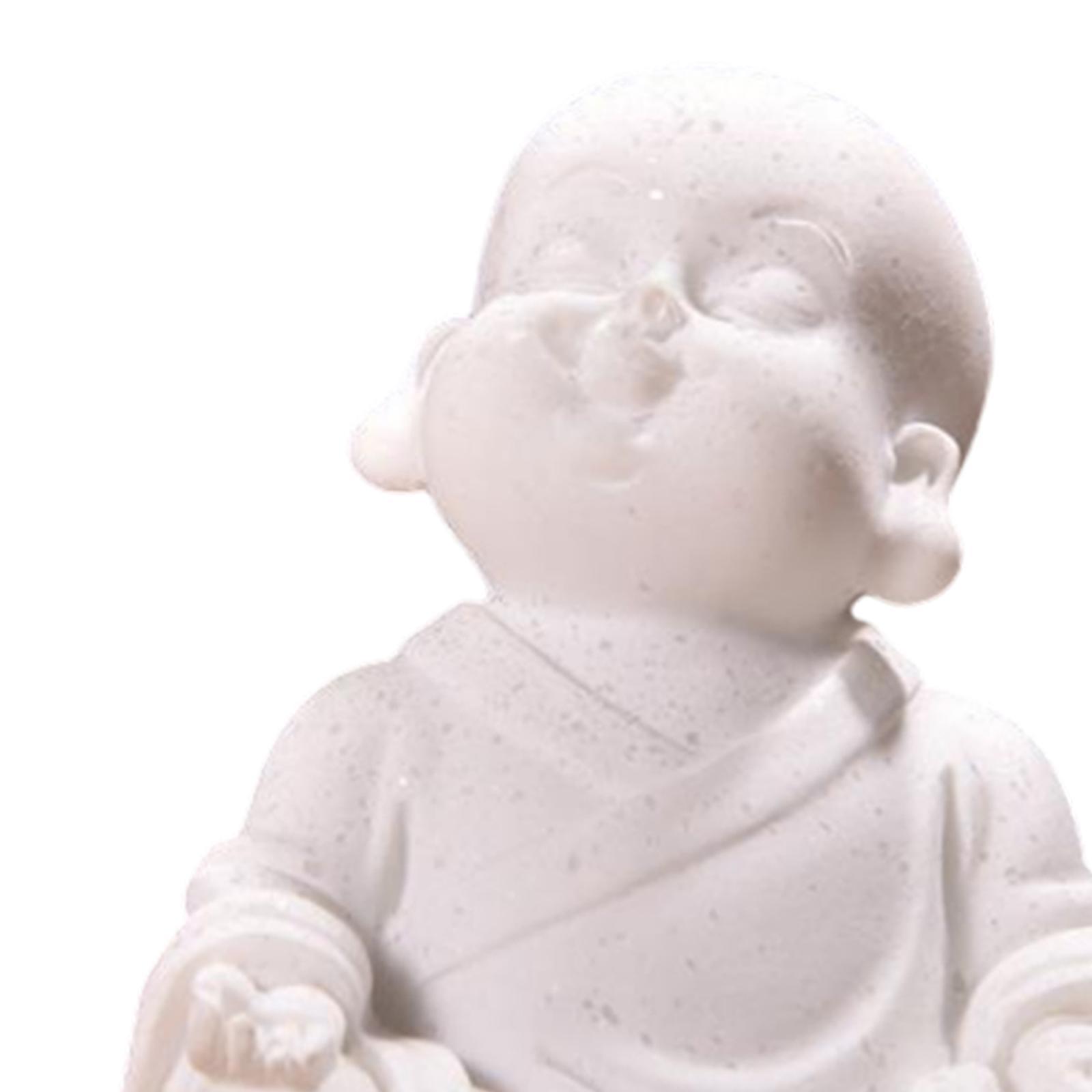 Buddha Statue Spiritual Ceramic Classic Inches Crafts for Office Garden