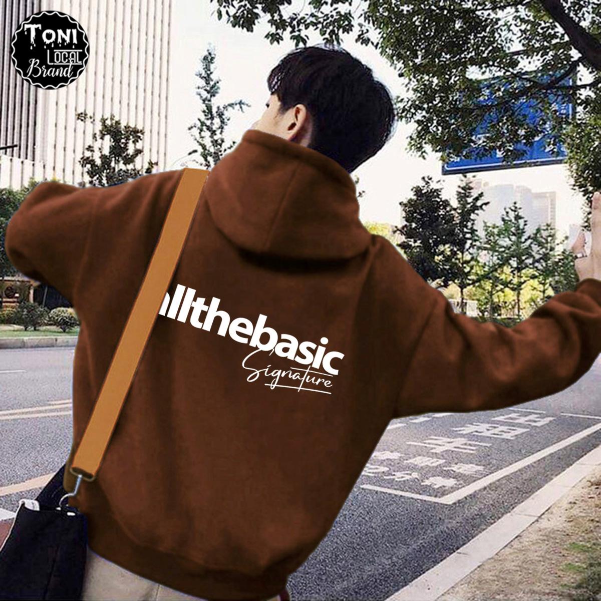 Áo Hoodie Local Brand ALL THE BASIC nỉ bông form rộng Unisex full box