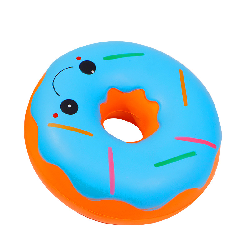 Squishy Bánh Donut Khổng Lồ Kích Thước 24cm Chậm Tăng Có Mùi Thơm Nhẹ